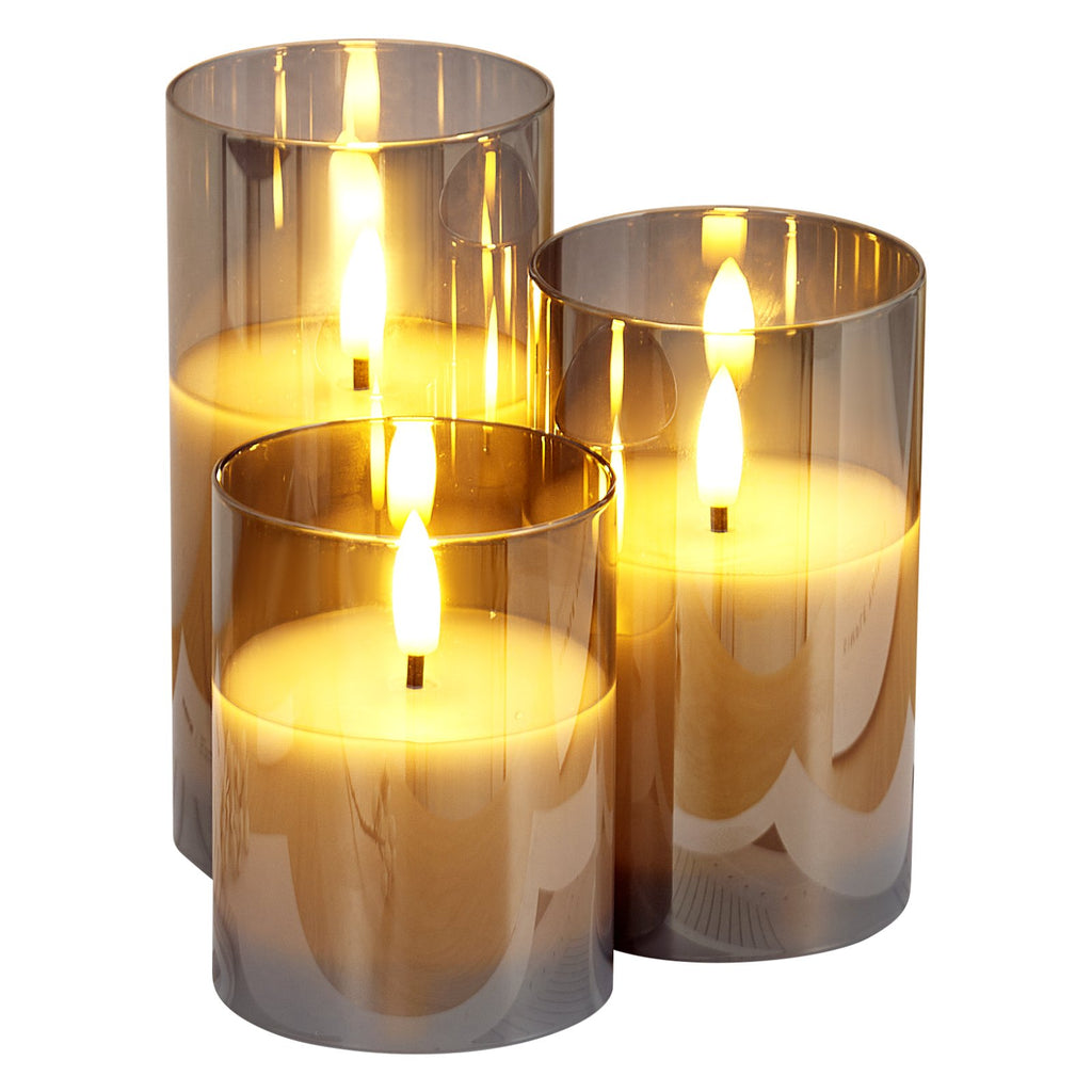 Flameless LED Candles 3 Pack Battery Operated
