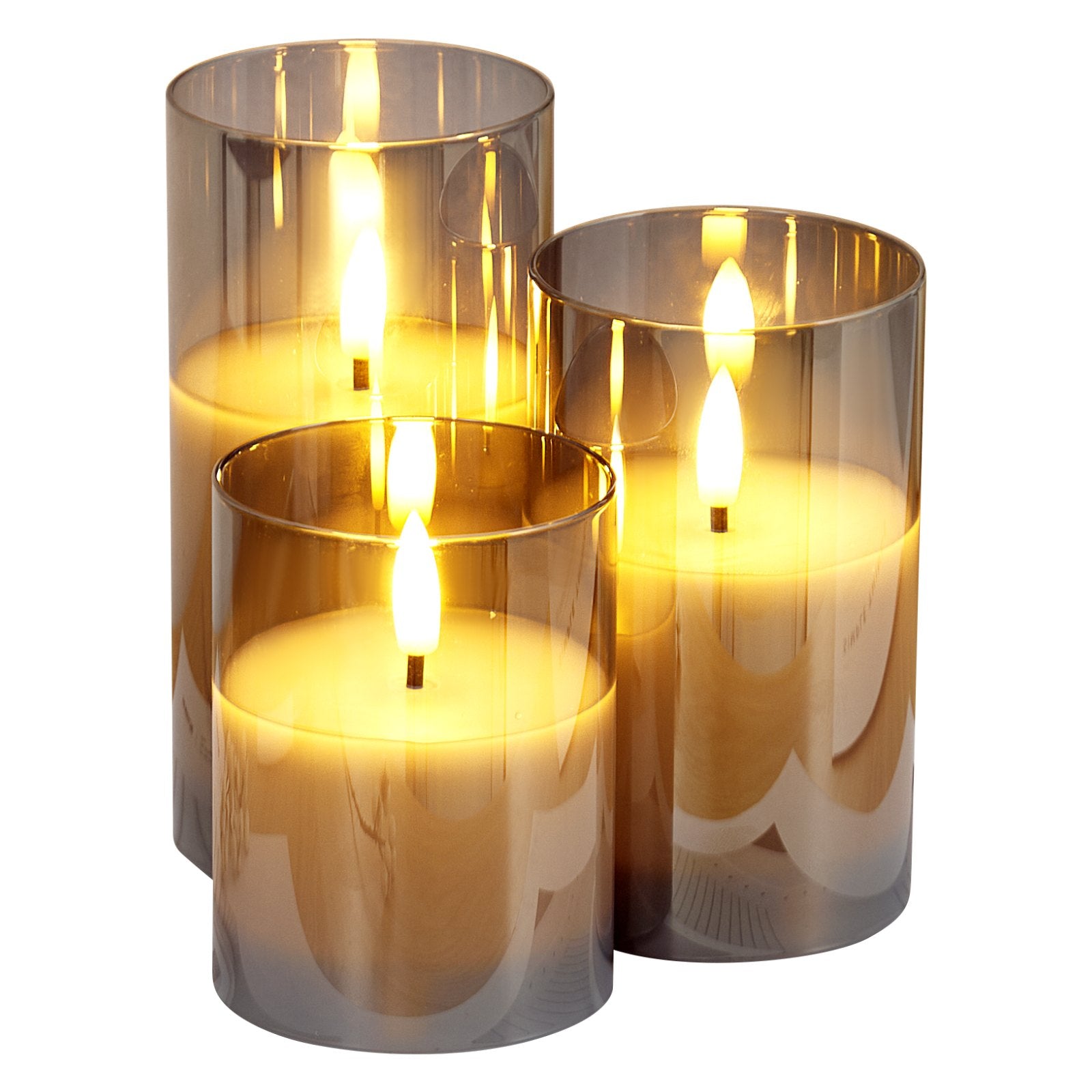 Flameless LED Candles 3 Pack Battery Operated