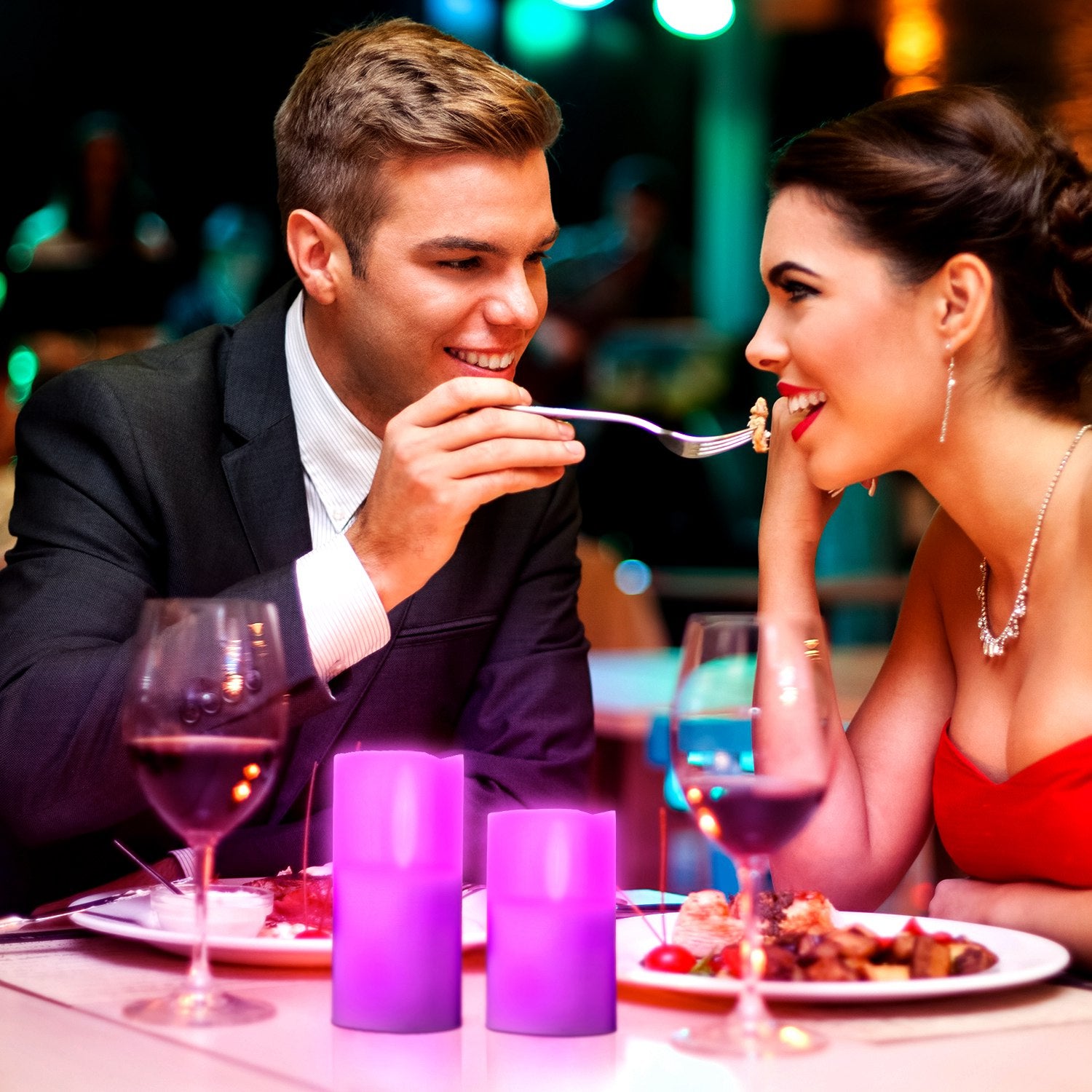 6Pc Flameless Candles Votive Candles Wireless Battery Operated