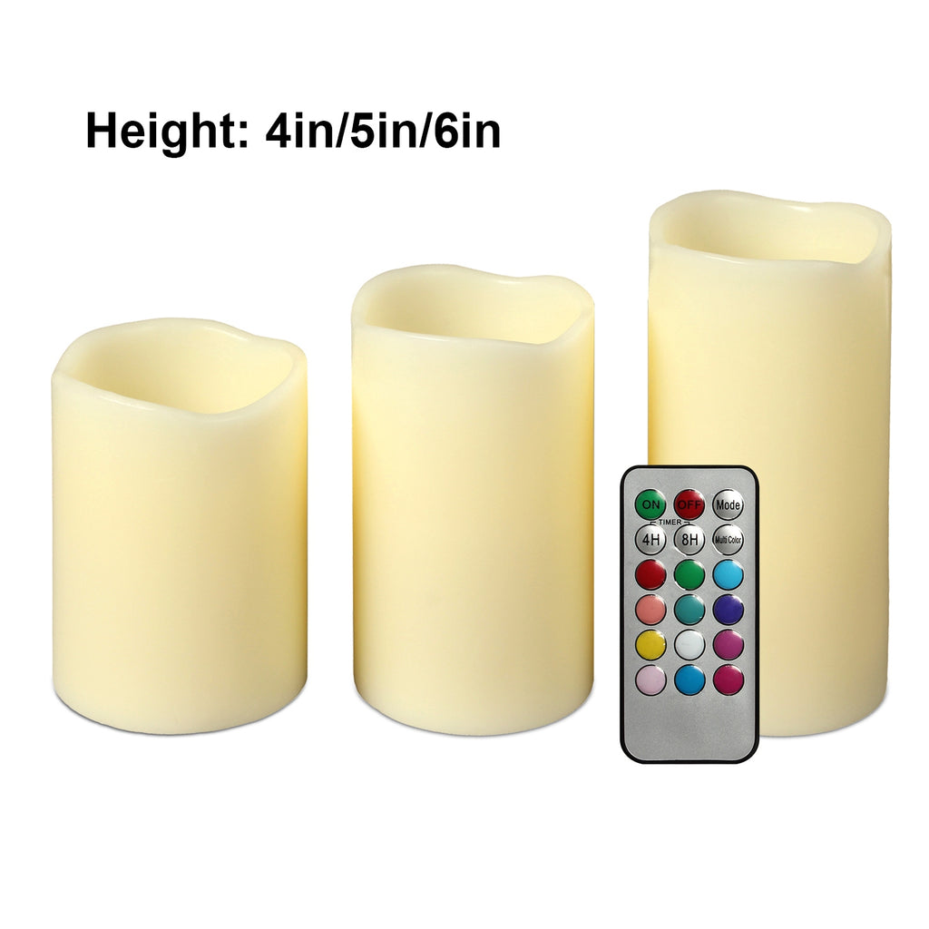 6Pc Flameless Candles Votive Candles Wireless Battery Operated