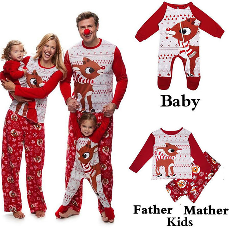 Outfits Christmas Family Matching Pajamas  Clothes Set