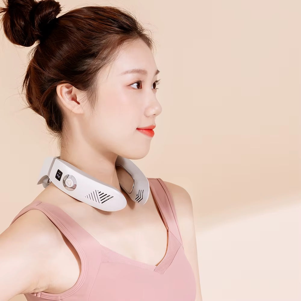 Customized Wireless Personal Portable Neck Wearable Massagers