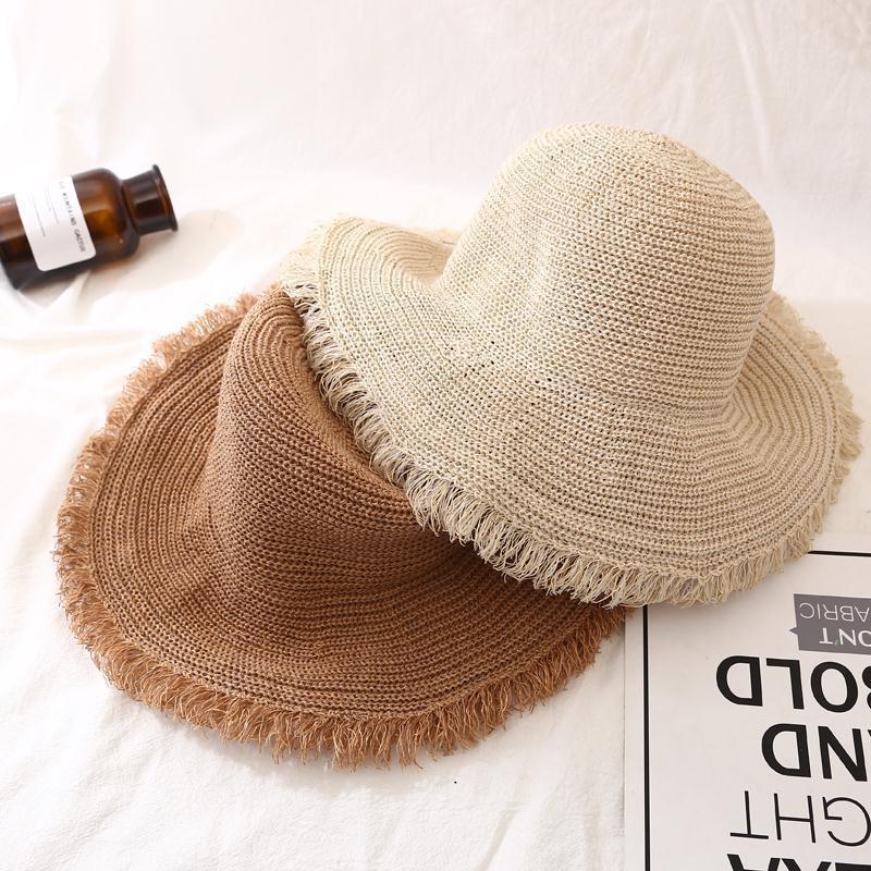 Large Brim Breathable Straw Hat Summer Sunshade