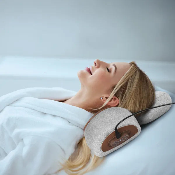 3 In 1 Neck Massager Pillow With Vibration Heating Therapy