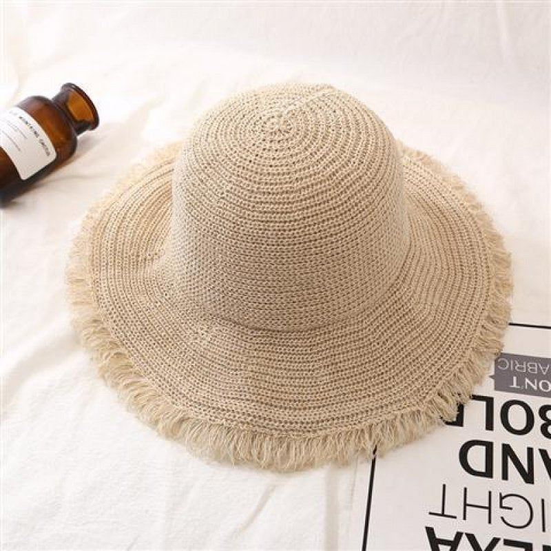 Large Brim Breathable Straw Hat Summer Sunshade