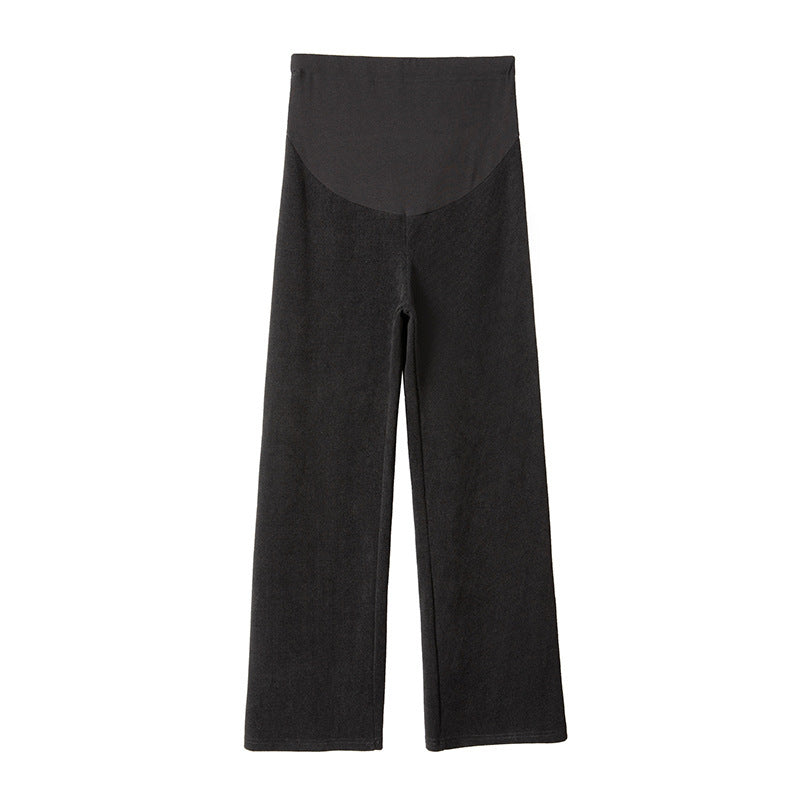 Women's Fleece-lined Thickening Wide Leg Pants Straight