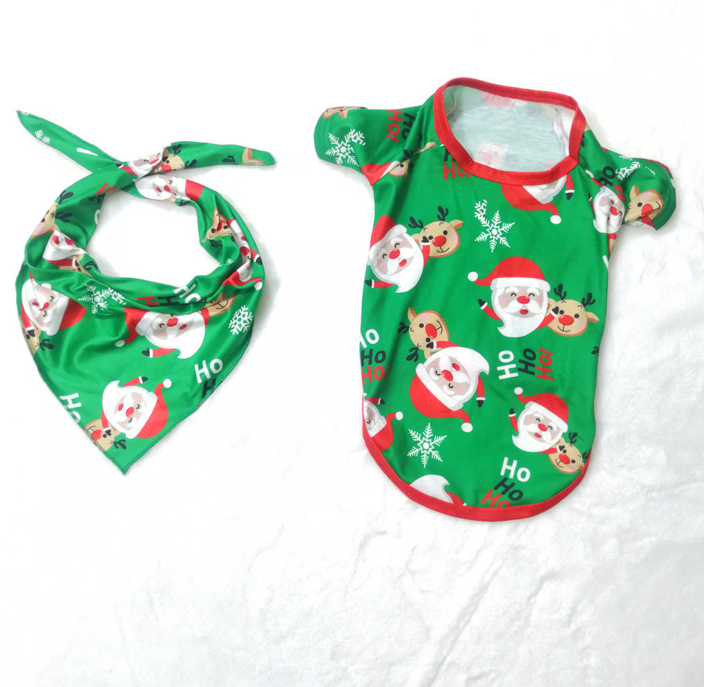 Family Christmas PJs Sets Santa Claus Printed Top Sleepwear