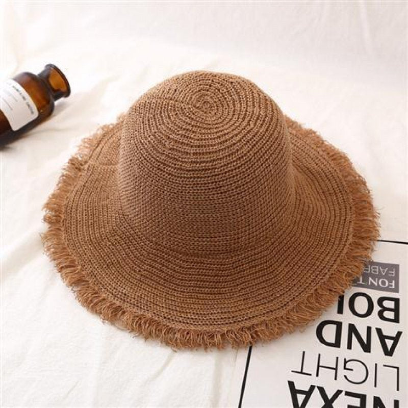 Large Brim Breathable Straw Hat Summer Sunshade