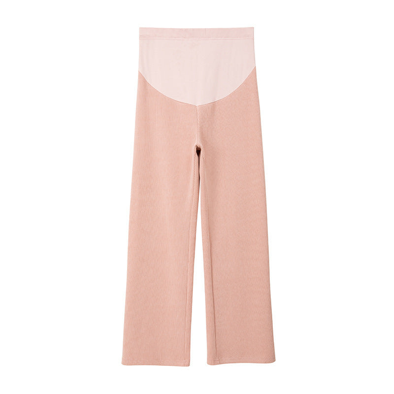 Women's Fleece-lined Thickening Wide Leg Pants Straight