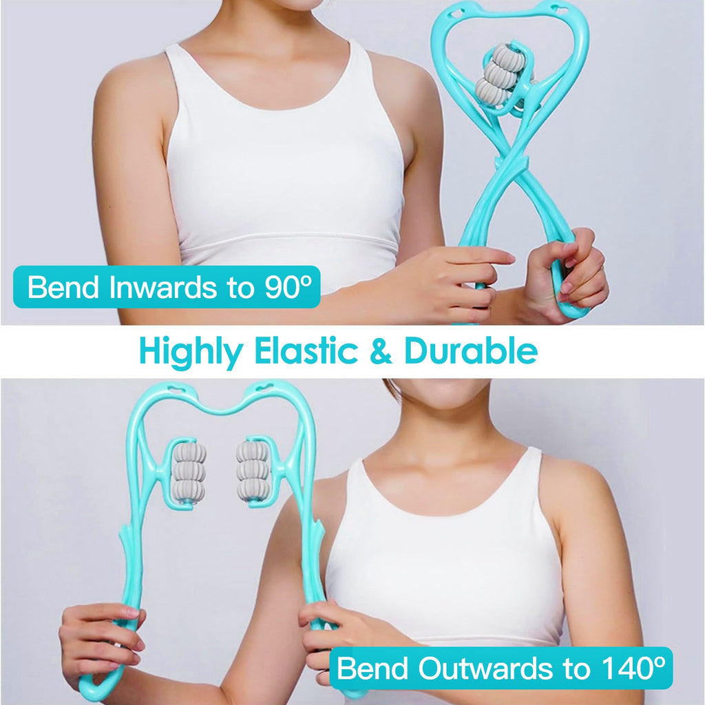Neck Roller Massager 360 Rotatable Trigger